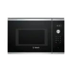 مایکروویو توکار بوش مدل BGL554MS0 سری 6 با بدنه استیل و مشکی و درب لمسی بازشو