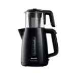چای ساز فیلیپس مدل HD7301 روهمی با قوری شیشه‌ای پیرکس و کتری مشکی در فروشگاه bndx.ir