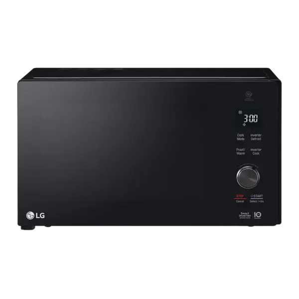 مایکروویو ال جی 8265 مدل MH8265DIS مشکی نئوشف 42 لیتر با اینورتر هوشمند در bndx