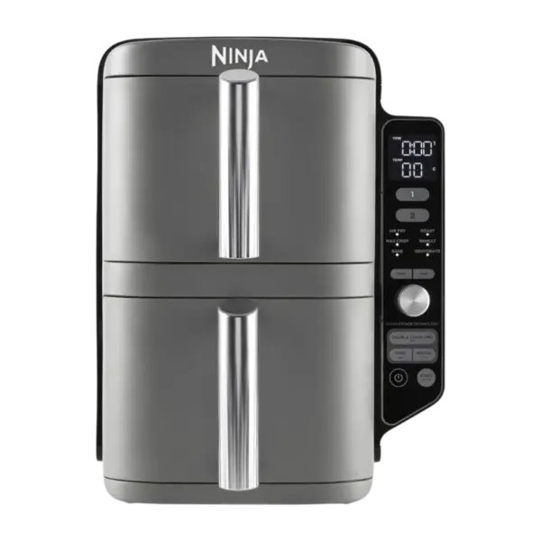 سرخ کن بدون روغن طبقاتی نینجا مدل DoubleStack XL SL400 با دو کشوی عمودی و پنل لمسی کناری در BNDX