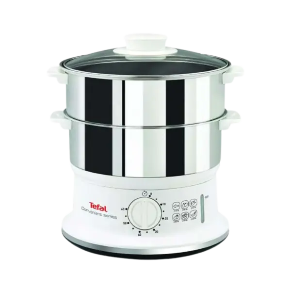 بخارپز تفال مدل VC1451 با دو طبقه استیل ضد زنگ اصل در فروشگاه bndx.ir